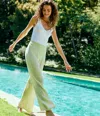 Michael Stars Susie Gauze Pant In White
