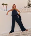Michael Stars Susie Gauze Pant In Black