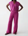 Michael Stars Susie Gauze Pant In Ultraviolet In Multi