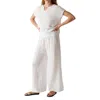 Michael Stars Susie Gauze Pant In White