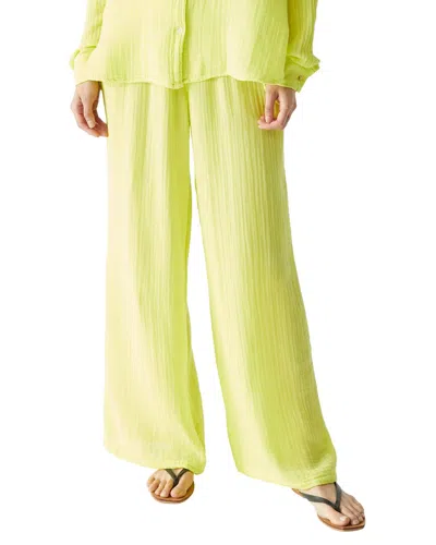 Michael Stars Susie Smocked Waist Pant In Lettuce