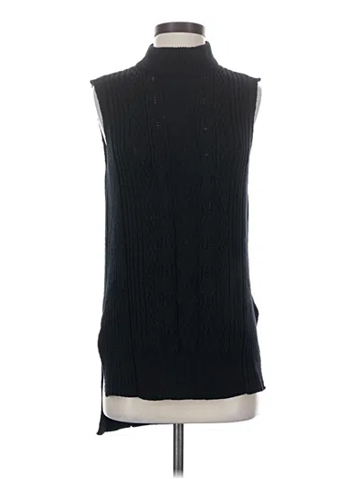 Pre-owned Michael Stars Sweater Vest In Black