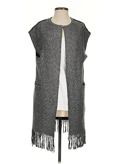 Pre-owned Michael Stars Sweater Vest In Gray