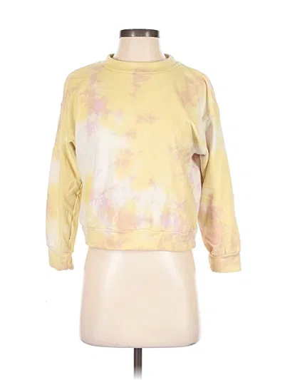 Pre-owned Michael Stars Sweatshirt In Yellow
