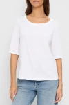 Michael Stars Swing Tee In White