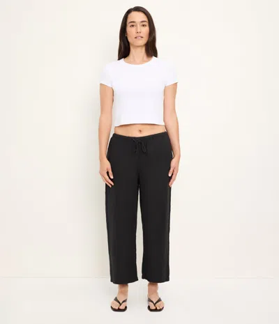 Michael Stars Tali Linen Pant In Black