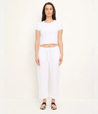 Michael Stars Tali Linen Pant In White