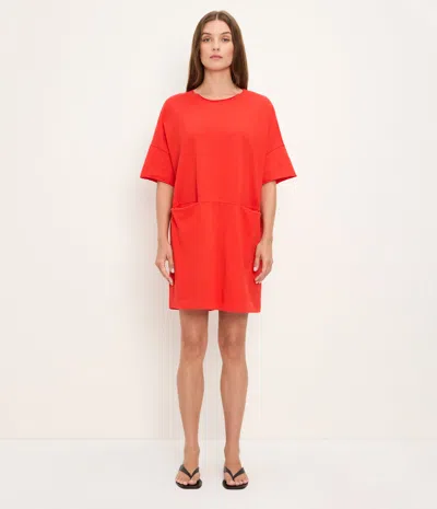 Michael Stars Tamsin Oversized Tee Dress In Multi