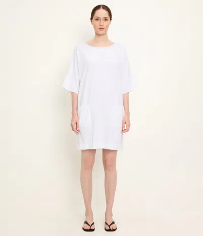 Michael Stars Tamsin Oversized Tee Dress In White