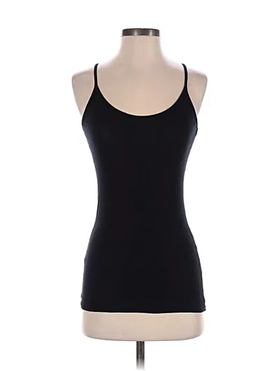 Pre-owned Michael Stars Tank Top Black Halter Neckline Tops