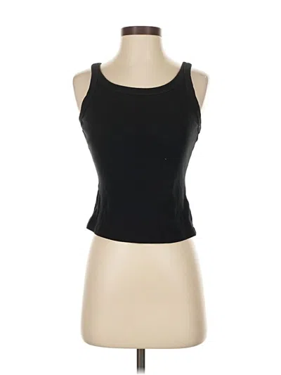 Pre-owned Michael Stars Tank Top Black Strapless Neckline Tops