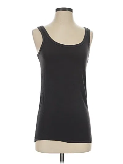 Pre-owned Michael Stars Tank Top Black Strapless Neckline Tops