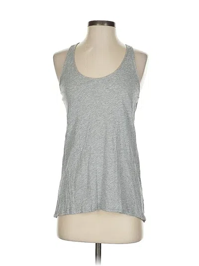Pre-owned Michael Stars Tank Top Gray Halter Neckline Tops