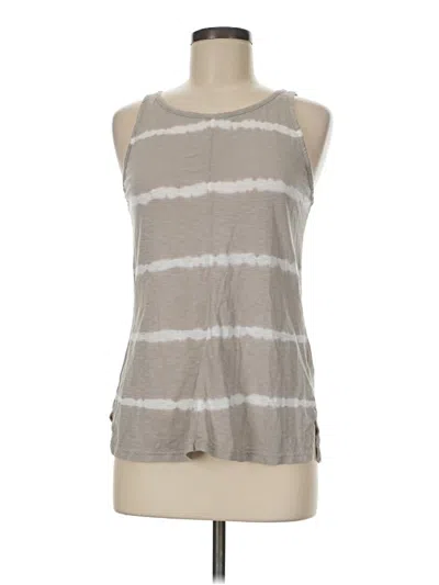 Pre-owned Michael Stars Tank Top Gray Halter Neckline Tops