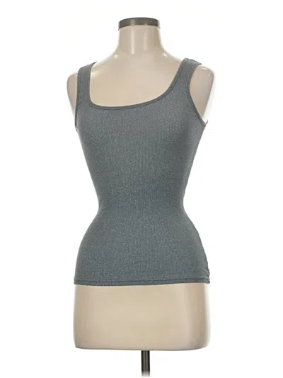 Pre-owned Michael Stars Tank Top Gray Strapless Neckline Tops
