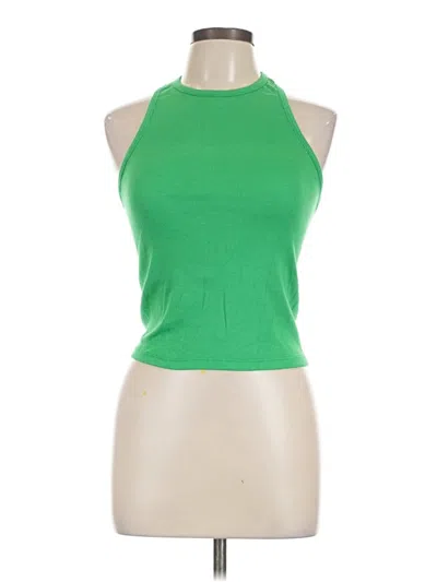 Michael Stars Tank Top Green Halter Neckline Tops