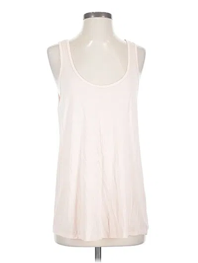 Pre-owned Michael Stars Tank Top Pink Halter Neckline Tops