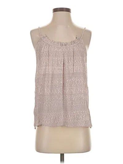 Pre-owned Michael Stars Tank Top Pink Halter Neckline Tops