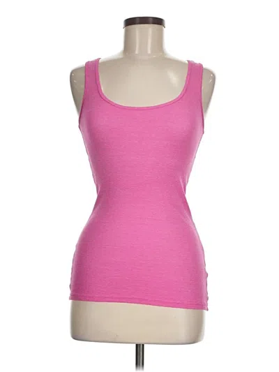 Pre-owned Michael Stars Tank Top Pink Strapless Neckline Tops