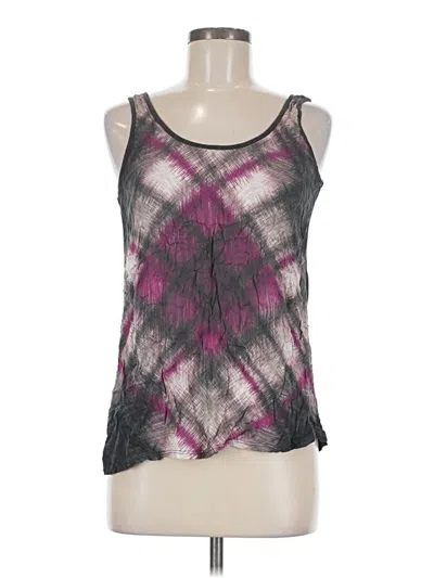 Michael Stars Tank Top Purple Halter Neckline Tops In Multi