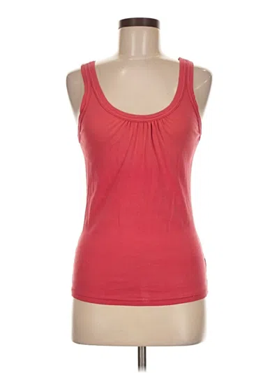 Pre-owned Michael Stars Tank Top Red Halter Neckline Tops