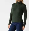 Michael Stars Tara Crop Turtleneck In Multi