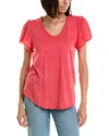 Michael Stars Tate Fabric Mix T-shirt