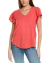 Michael Stars Tate Fabric Mix T-shirt