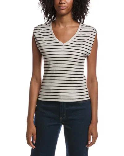 Michael Stars Tati Power Shoulder Top In Multi