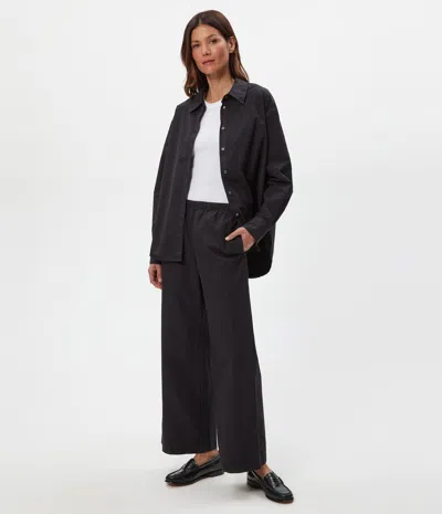Michael Stars Taylor Wide Leg Pant In Black