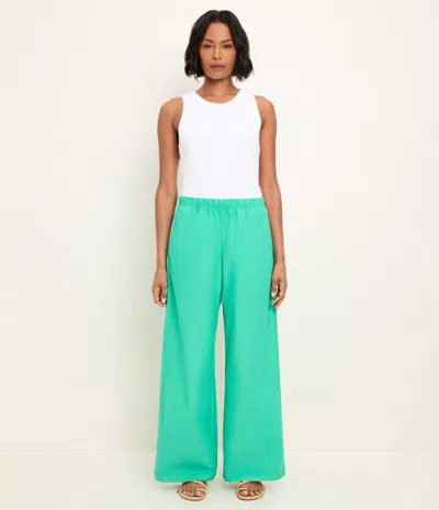 Michael Stars Taylor Wide Leg Pant In Blue