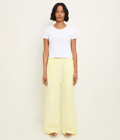 Michael Stars Taylor Wide Leg Pant In Yellow