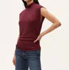 Michael Stars Tina Tahoe Jersey Slvls In Beetroot In Multi