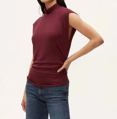 Michael Stars Tina Tahoe Jersey Slvls In Beetroot