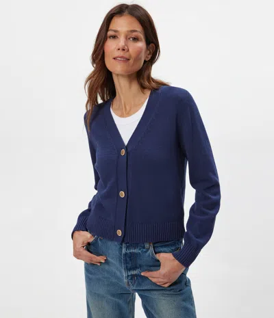 Michael Stars Tracey Cropped Cardigan In Black