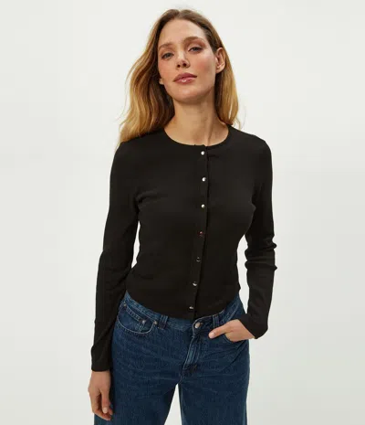 Michael Stars Trixie Cardigan In Black