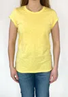 Michael Stars Trudy Crew Neck Tee In Yellow In Yellow