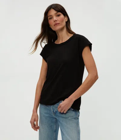 Michael Stars Trudy Tee In Black