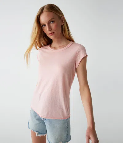 Michael Stars Trudy Supima Tee In Grapefruit