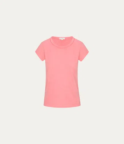 Michael Stars Trudy Supima Tee In Pink