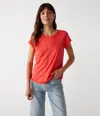 Michael Stars Trudy Supima Tee In Spritz