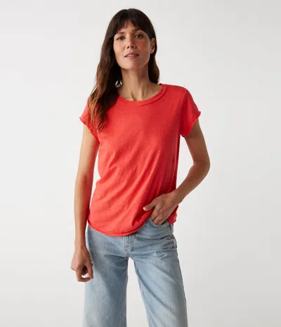 Michael Stars Trudy Supima Tee In Spritz