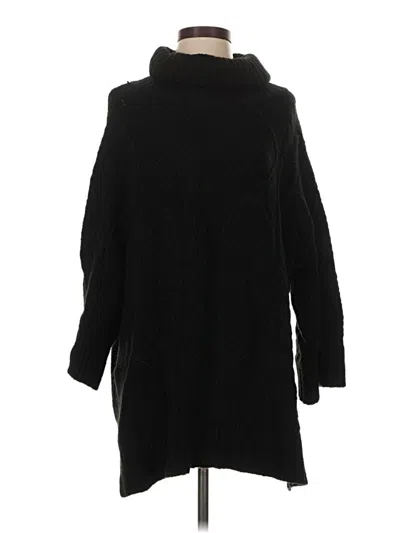 Pre-owned Michael Stars Turtleneck Sweater In Black