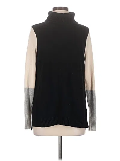 Pre-owned Michael Stars Turtleneck Sweater In Black