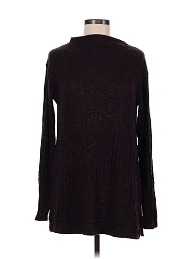 Pre-owned Michael Stars Turtleneck Sweater In Black
