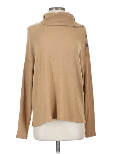 Pre-owned Michael Stars Turtleneck Sweater In Brown