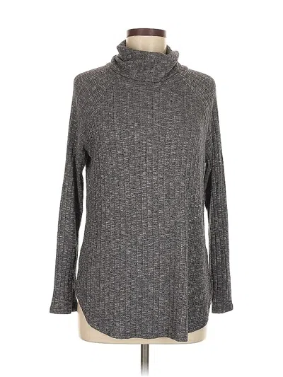 Pre-owned Michael Stars Turtleneck Sweater In Gray