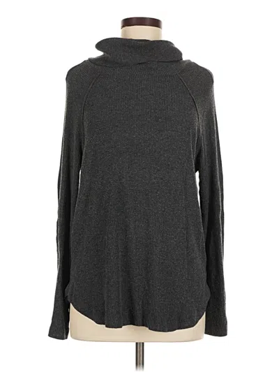 Pre-owned Michael Stars Turtleneck Sweater In Gray