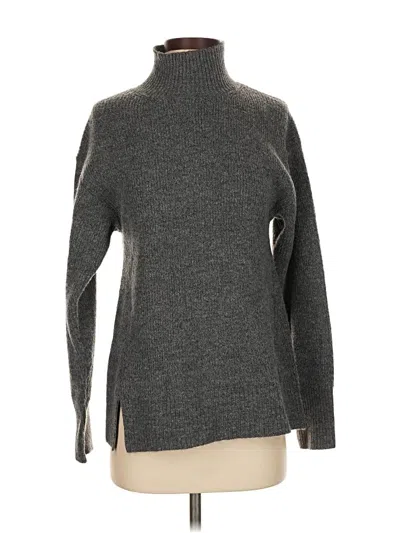 Pre-owned Michael Stars Turtleneck Sweater In Gray