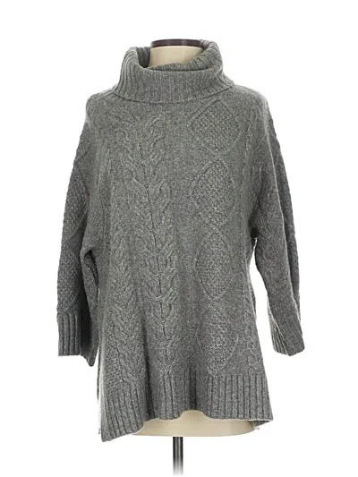 Pre-owned Michael Stars Turtleneck Sweater In Gray